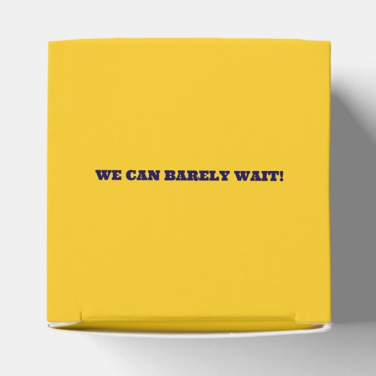 Schattige Monkey Theme Boy Baby shower Bedankdoosjes (Bovenkant)