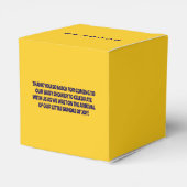 Schattige Monkey Theme Boy Baby shower Bedankdoosjes (Achterkant)