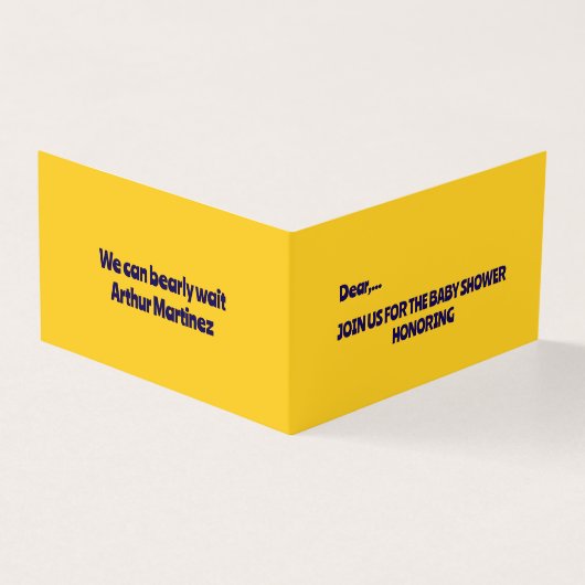 Schattige Monkey Theme Boy Baby shower Kaart (Buitenkant)