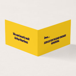 Schattige Monkey Theme Boy Baby shower Kaart