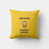 Schattige Monkey Theme Boy Baby shower Kussen (Voorkant)