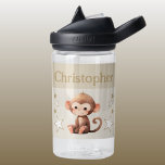 Schattige Monkey Voeg naam toe met Stars kinder Br Waterfles<br><div class="desc">CamelBak Eddy® waterfles voor kinderen. Personaliseer met een naam. Deze waterfles is voorzien van een schattige aap met sterren in de kleuren bruin en wit.</div>