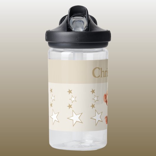 Schattige Monkey Voeg naam toe met Stars kinder Br Waterfles