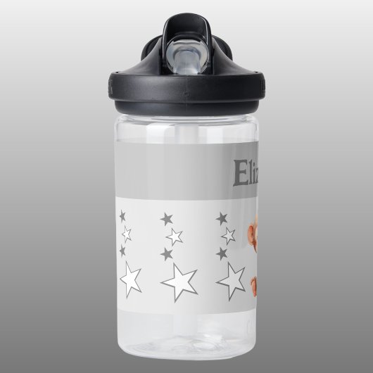 Schattige Monkey Voeg naam toe met Stars kinder Gr Waterfles