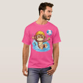 Schattige Monkey Water Polo (Voorkant volledig)