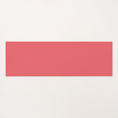 Schattige Monogram Aangepaste Waterverf Watermeloe Yogamat (Achterkant (horizontaal))