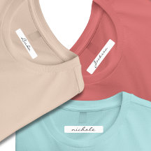 Schattige monogram Kind Naam Kleding Kinderen Labe