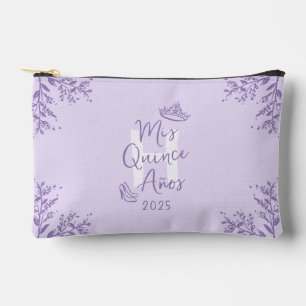 Schattige Monogram Lavendel Mis Quince Anos Etui