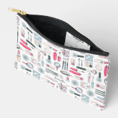 Schattige monogram make-uppatroon etui (Open)