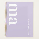 Schattige Monogram Naam Paarse School Planner<br><div class="desc">Deze stijlvolle planner is een must-have voor schoolbenodigdheden en terug naar school benodigdheden. Perfect voor schoolmusthaves, het past precies in uw schoolbenodigdheden middelbare school lijst. Met zijn schattige schoolbenodigdheden ontwerp, het is een esthetische school benodigdheden essentieel. Ideaal voor middelbare schoolbenodigdheden en schoolbenodigdheden esthetische collecties, het is ook geweldig voor schoolbenodigdheden....</div>