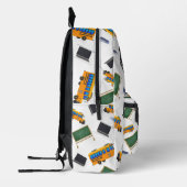 Schattige monogram school thema bedrukte rugzak (Links)