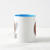Schattige monogram toevoegen Angel Mok (Midden)