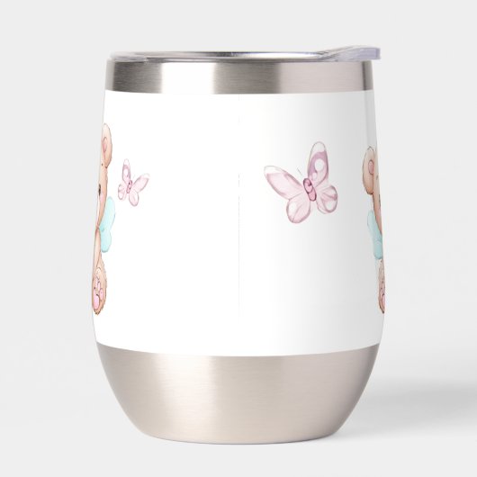 Schattige monogram waterfles (Links)