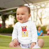 Schattige Monster Baby Bodysuit