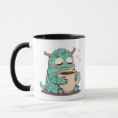 Schattige monster Drink koffie Mok (Links)