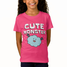 Schattige Monster Girls 'Fine Jersey T-shirt