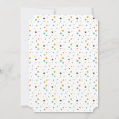 Schattige Monster Halloween Kostuumfeest Kaart (Achterkant)