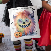 Schattige Monster Halloween Snoep Tote Bag