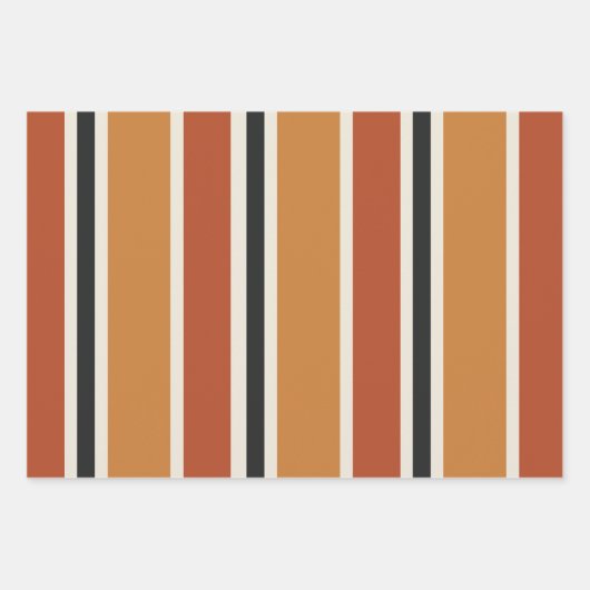 Schattige Monster herfst kleuren grillig Halloween Inpakpapier Vel (Voorkant 2)