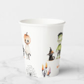 Schattige Monster Kostuumfeest Halloween Papieren Bekers (Rechts)