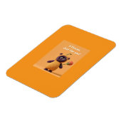 Schattige Monster met Bloemmagneet Leuk Verjaardag Magneet (Linkerzijde)