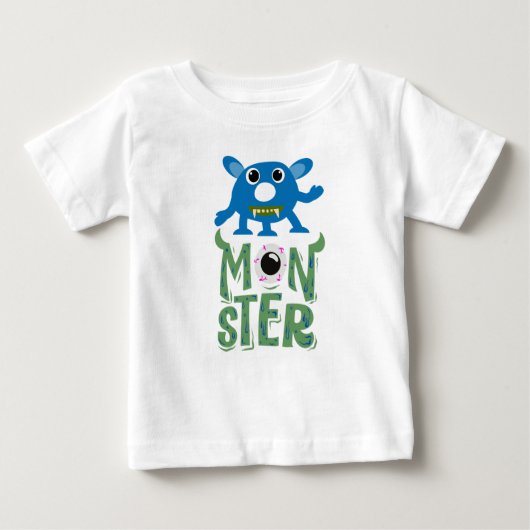Schattige Monster Peuter T-shirt (Voorkant)