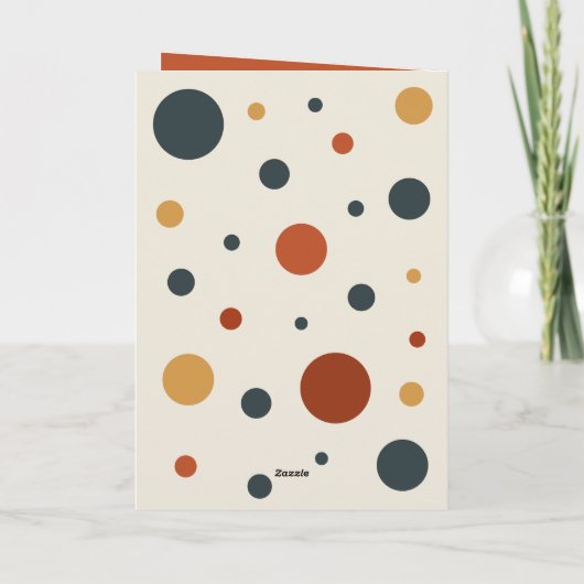 Schattige Monster Spooky Herfst Scenery Happy Hall Kaart (Achterkant)