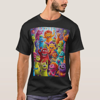Schattige Monster T-Shirt: Vier plezier met je nie T-shirt