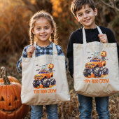 Schattige Monster Truck Modern Boo Crew Halloween Tote Bag