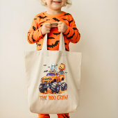 Schattige Monster Truck Modern Boo Crew Halloween Tote Bag