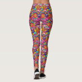 Schattige Monsters Leggings (Achterkant)