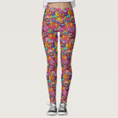 Schattige Monsters Leggings (Voorkant)