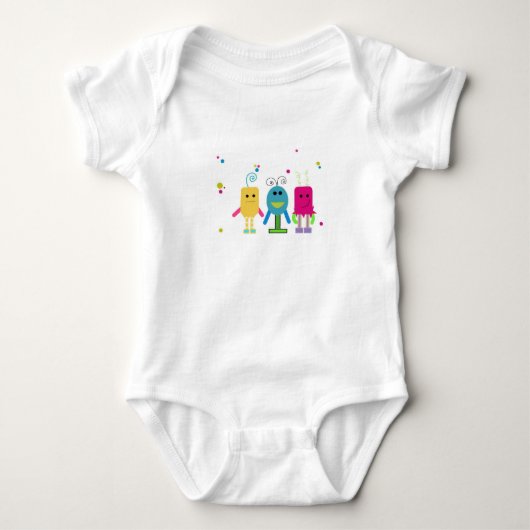 Schattige Monsters Romper (Voorkant)