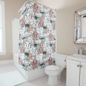 Schattige Monsters Shower Curtain Douchegordijn (In situ)