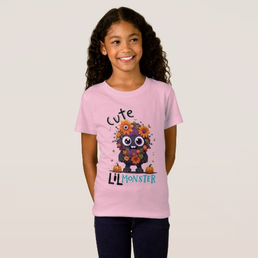 Schattige monstertje T-shirt (Voorkant volledig)