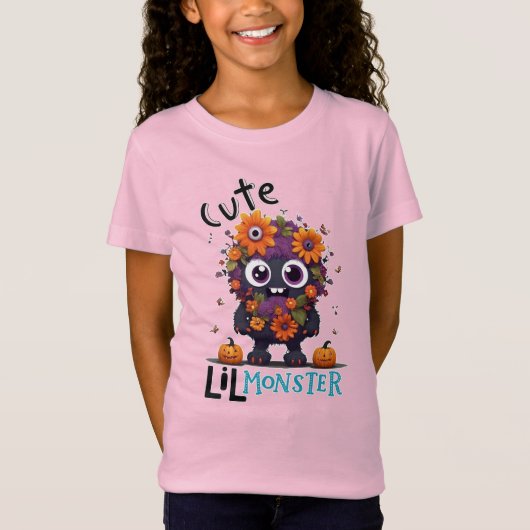 Schattige monstertje T-shirt (Voorkant)