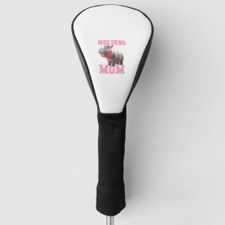 Schattige MOO DENG MOM Baby Hippo Mama Schattigee  Golfheadcover
