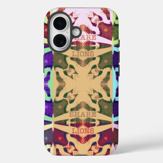 Schattige mooi en mooi Afrikaans Motief Design Pri Case-Mate iPhone Case (Achterkant)