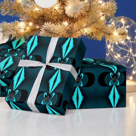 Schattige mooi en mooi blauw schild geweldig ontwe cadeaupapier (Feestdagen)