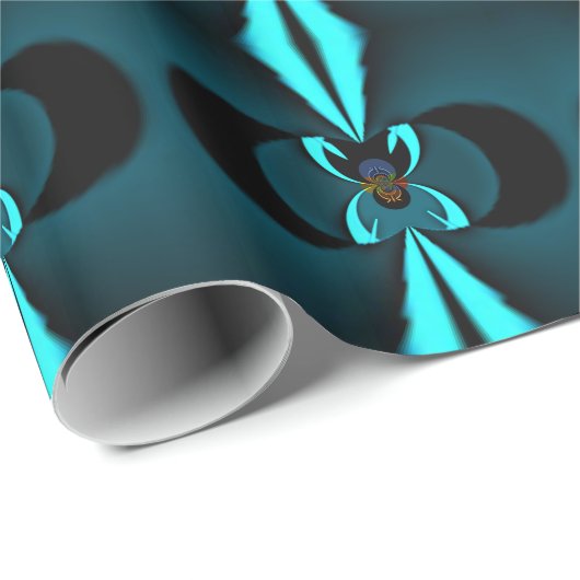 Schattige mooi en mooi blauw schild geweldig ontwe cadeaupapier (Rol Hoek)