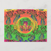 Schattige mooi & mooi bloemenmotief Art Print Desi Briefkaart (Voorkant)