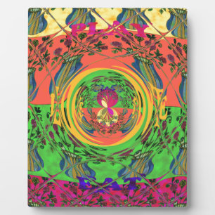 Schattige mooi & mooi bloemenmotief Art Print Desi Fotoplaat