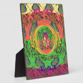 Schattige mooi & mooi bloemenmotief Art Print Desi Fotoplaat (Zijkant)