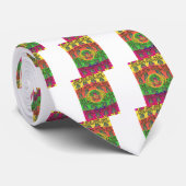 Schattige mooi & mooi bloemenmotief Art Print Desi Stropdas (Opgerold)