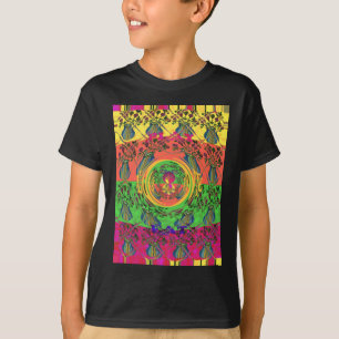 Schattige mooi & mooi bloemenmotief Art Print Desi T-shirt