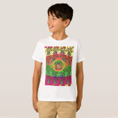 Schattige mooi & mooi bloemenmotief Art Print Desi T-shirt (Voorkant volledig)