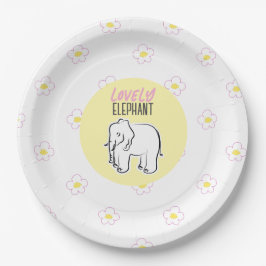 Schattige mooi roze. papieren bordje