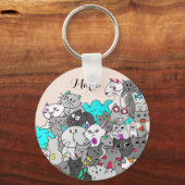 Schattige mooie stutten sleutelhanger (Voorkant)