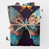 Schattige Mooie Vlinders  Inpakpapier Vel (In situ)