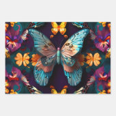 Schattige Mooie Vlinders  Inpakpapier Vel (Voorkant)